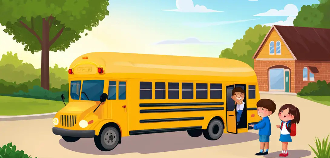 Wait for the Bus — Taking the School Bus