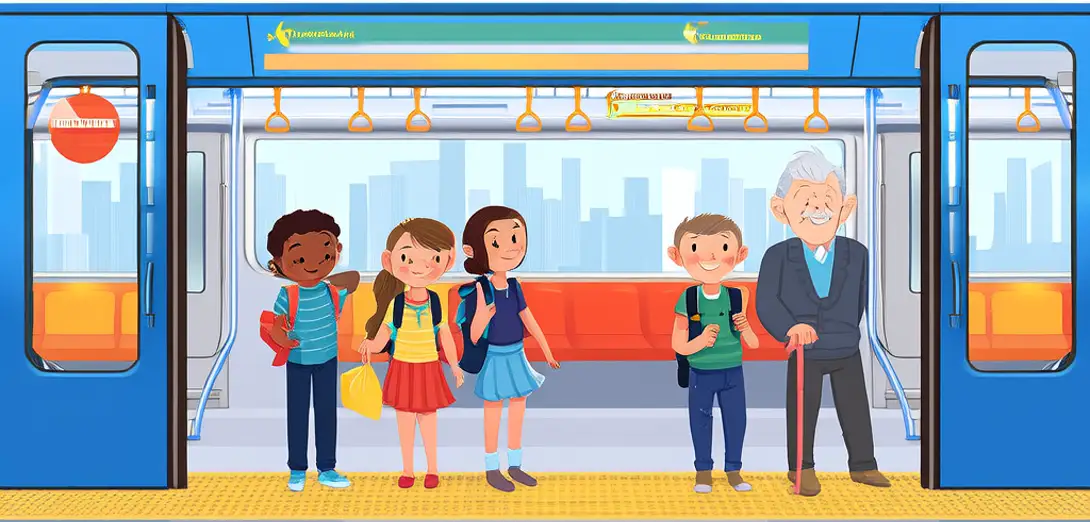 On the Subway — Going Downtown